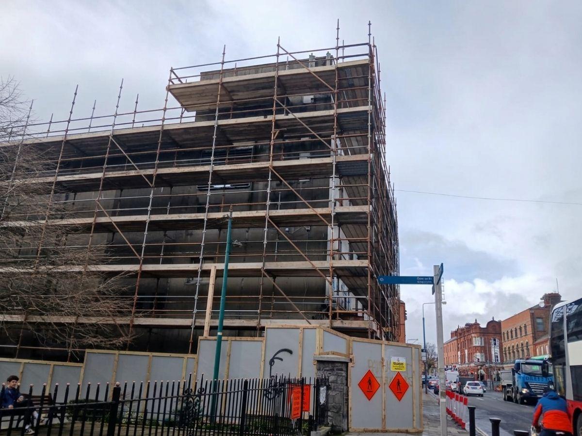 Scaffold inspection carried out on a Dublin site