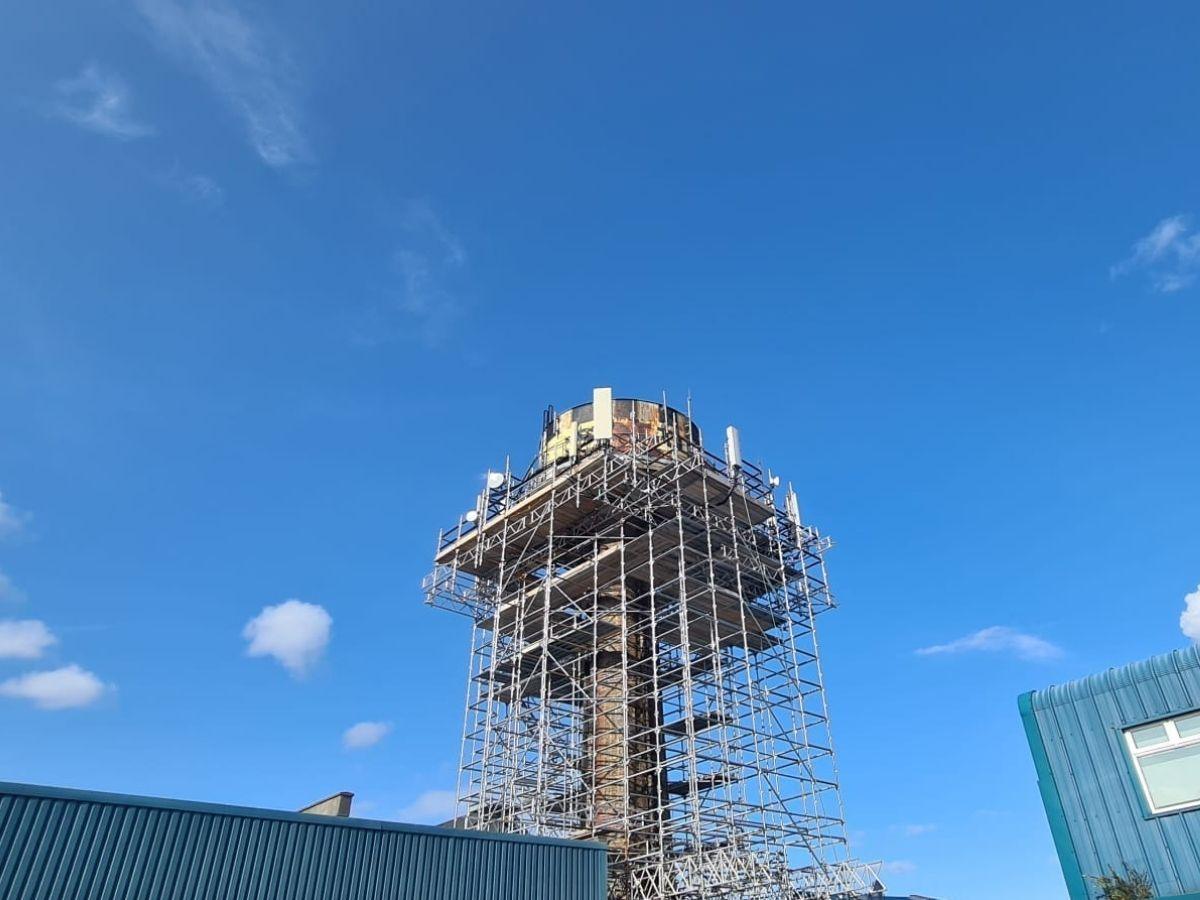 Mobile scaffold tower providing working platform access
